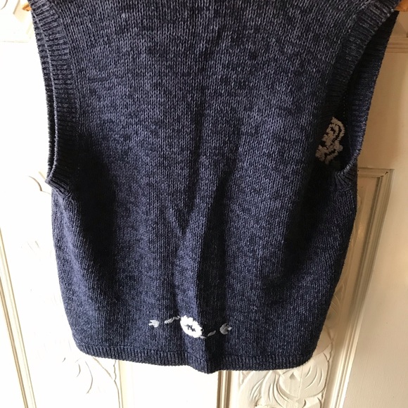 LOVELY VTG LORD ISAACS SWEATER VEST - Picture 2 of 5
